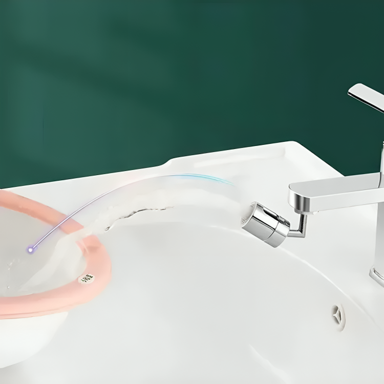 Extension robinet rotatif 720 degrés - Adaptateur anti-éclaboussures