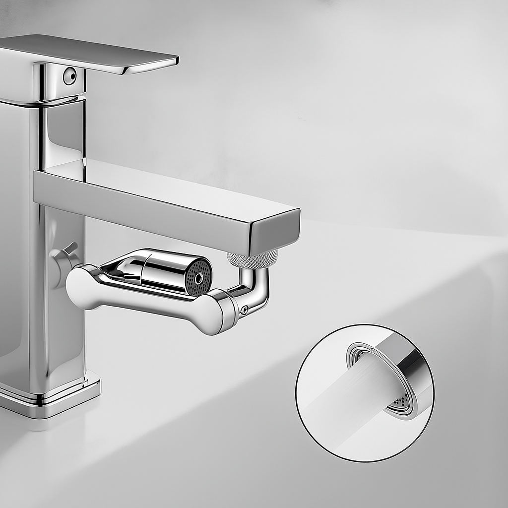 Extension robinet 1080° rotatif – Double jet adaptateur