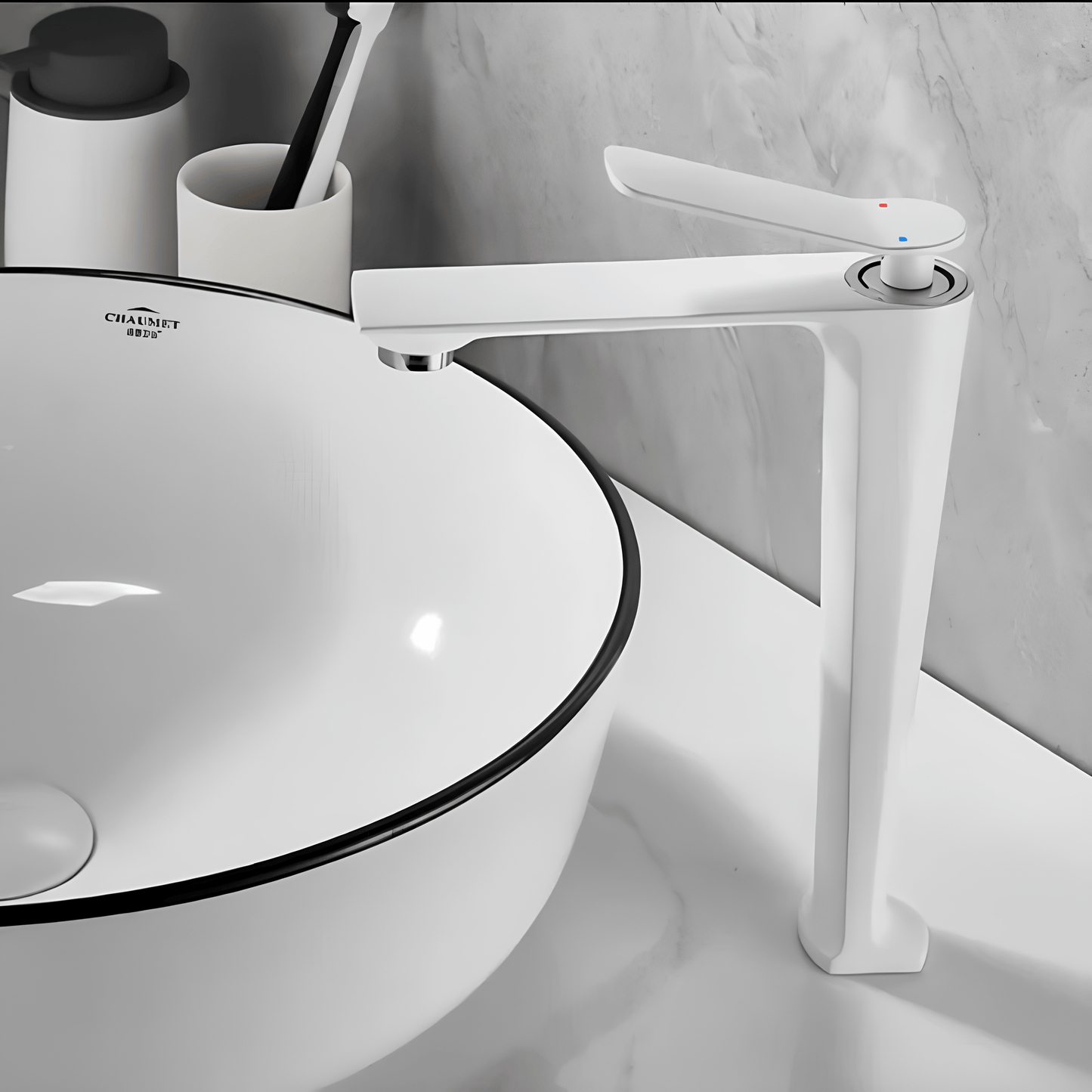 Robinet rose salle de bain – Mitigeur design en laiton ponté