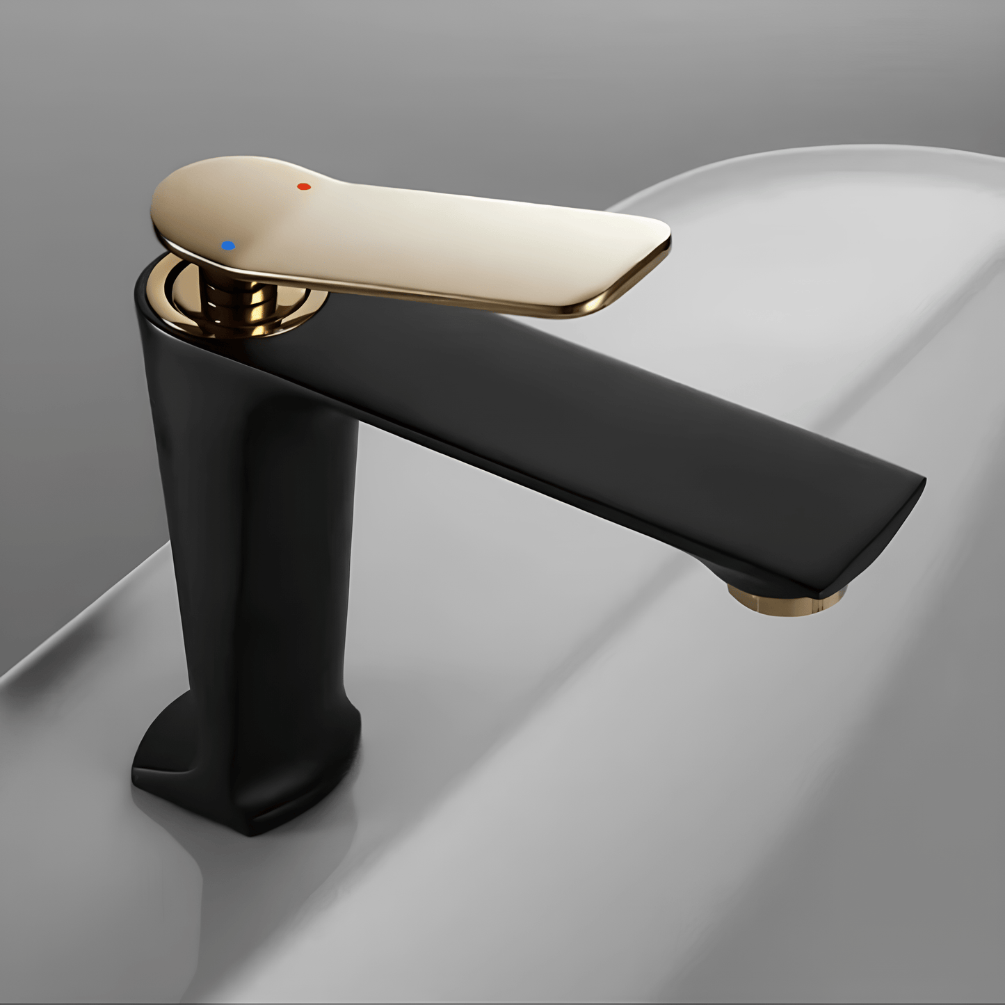 Robinet rose salle de bain – Mitigeur design en laiton ponté