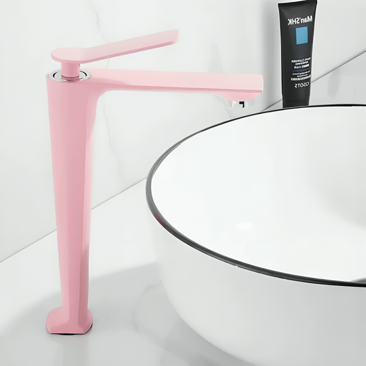 Robinet rose salle de bain – Mitigeur design en laiton ponté