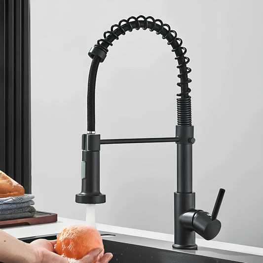 Robinet douche pour cuisine – Finition acier inoxydable