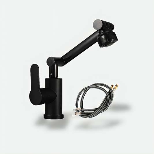 Robinet rotatif 1080° avec bras articulé