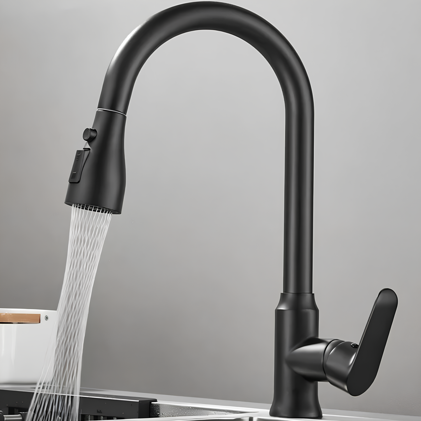 Robinet de cuisine extractible – Design épuré et performant