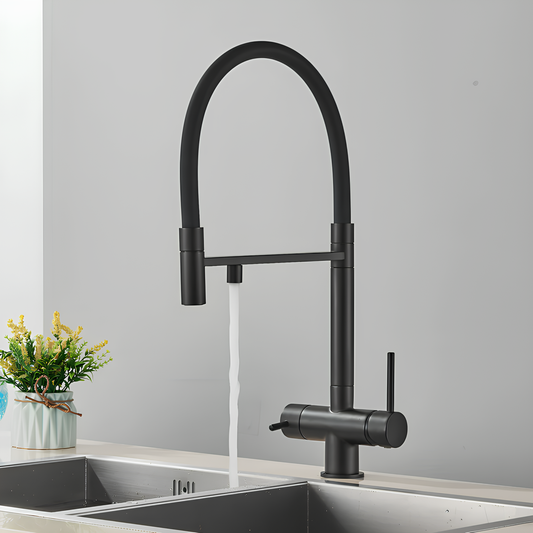 Robinet cuisine douchette  – Purification & eau chaude/froide