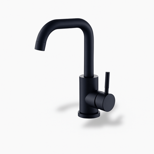 Robinet salle de bain design – Inox brossé moderne